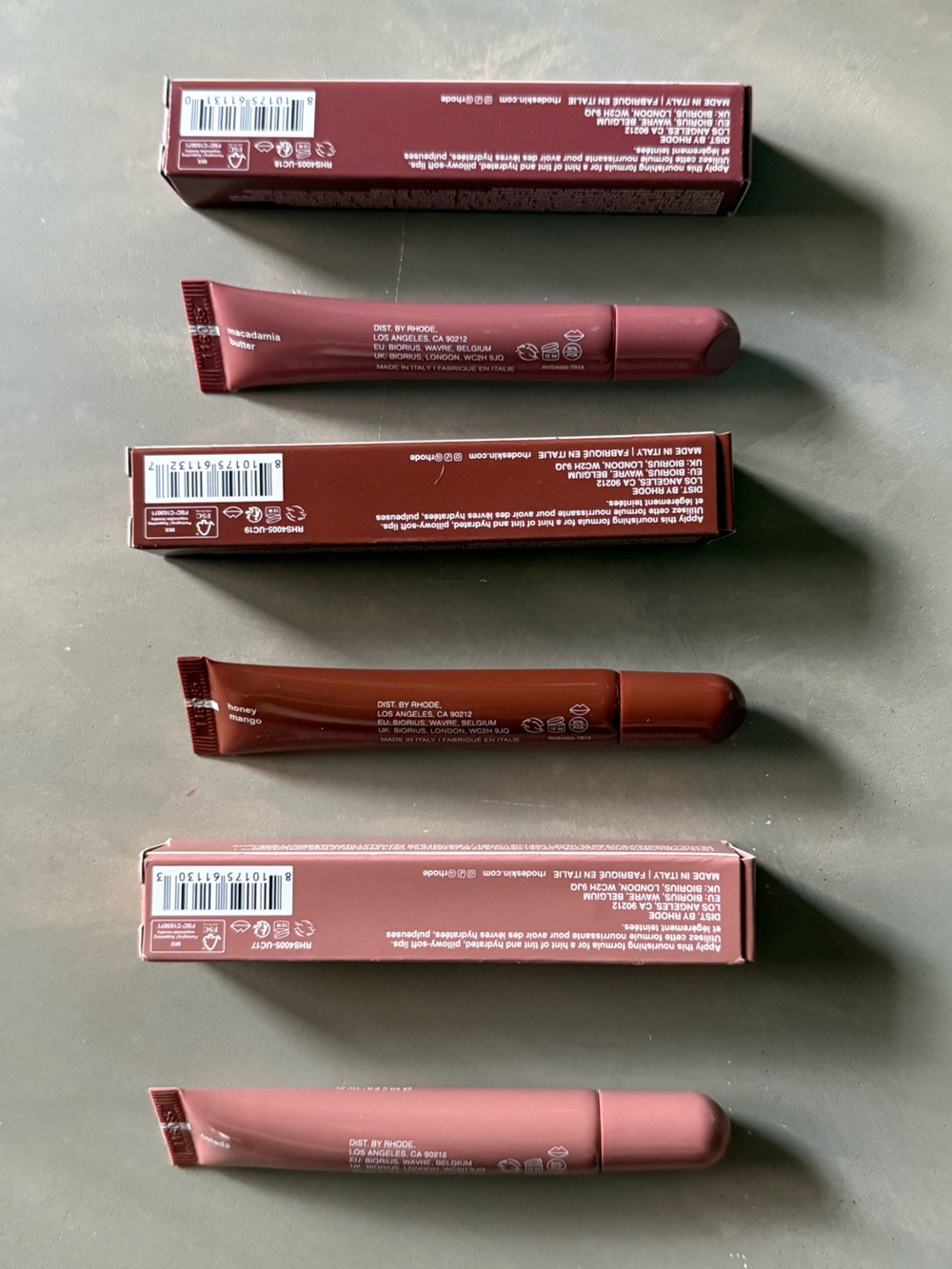 rhode Peptide Lip Tint Summer ‘26 Set - Colada, Macadamia Butter, Honey Mango - Picture 2 of 3